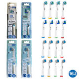 Dev Set 16 Adet  Sensetive + X Cross + 3D Maxcare Oral-B Uyumlu Yedek Diş Fırçası Başlıkları
