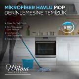 Wilma Secret Ultra Lüks Mikrofiber Mop Ucu - Vileda Mop Ucu 2 Adet Pembe