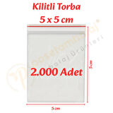 5x5 cm. Kilitli Torba (2.000 Adet)