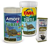 Turtle Green Sticks Kaplumbağa Yemi ve Multivitamin Seti 2x250 ml Ema