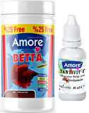 Betta Granulat 125 ml 56 gr Akvaryum Beta Balık Yemi ve Multivitamin