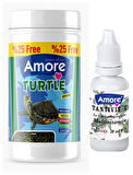 Turtle Green Sticks 125 Ml, Lotus 100 Ml Su Kaplumbağası Yemi, Multivitamin