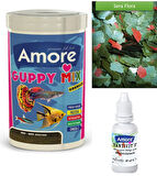 Guppy Mix Granules 250ml, Sera Flora 30gr Balık Yemi, Multivitamin Set