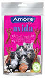 Avida 12-Kuzu, 12-Somonlu Kedi Ödül Sticks, Multivitamin Malt 100ml Paste