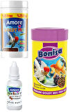 GoldFish Mix Granules 125ml, Bonisa 250ml Karışık Granül Japon Balığı Yemi, Multivitamin