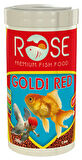 GoldFish Mix Granules 125ml, Rose 250ml Goldi Red Granül Japon Balığı Yemi, Multivitamin