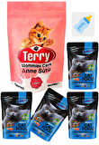 Terry Anne-Yavru Kedi Sütü Tozu 200 gr, Biberon, 4-Somonlu-Punch