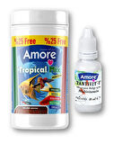 Lepistes-Melek-Plati-Moli Balık Yemi 125ml, Lotus Guppy Granül 100ml, Multivitamin