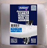 Akvaryum 70 gr Silikonsuz Filtre Elyafı 66cm x 90cm Soffice