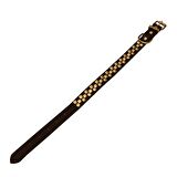 Aten Handmade Deri Köpek Tasması Siyah L (46-55 Cm) Cl-At-Bl-L