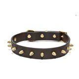 Thor handmade Deri Köpek Tasması Kahverengi L (46-55 CM) Cl-Th-Br-L