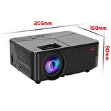 Exeo CY4006 1080P Multimedya LED 3800 Lümen Projeksiyon Cihazı