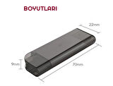 Exeo USB 3.0 Type-c Mikro USB SD TF OTG Hafıza Kart Okuyucu