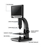 Exeo 12Mp 2000X 7 inch IPS Ekran Dijital Mikroskop Şarjlı