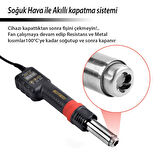 Exeo 8208 Isı Ayarlı Sıcak Hava Üfleme İstasyonu Kalem Tip BGA