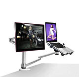 Exeo OA-7X Amortisörlü Monitör Notebook Tutucu Askı Aparatı
