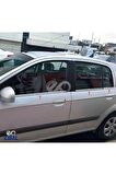 Hyundai Getz Krom Cam Çıtası 6 prç. 2002 Üzeri P. Çelik
