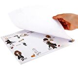 Daily Planner Notepad Harry Potter Lisanslı Özel Tasarım