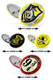 Gifi Rozet & Broş Harry Potter Hufflepuff 4 adet Warner Bros. Lisanslı
