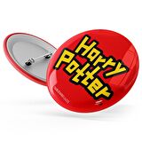 Rozet 4lü Set Harry Potter Hermonie Granger Ron Weasley Lisanslı