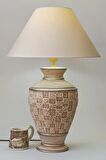 Orhun Abajur, Table Lamp, Yükseklik h60 x Çap Ø40 cm