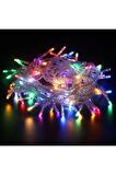 50 Ledli 5 Metre Üç Renk 8 Farklı Fonksiyonlu Fişli Led, Dekor Lambası