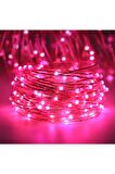 Peri Led 3 Metre Pilli Pembe Renk Dekoratif Aydınlatma