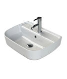 TURKUAZ Aqua Tezgahüstü Lavabo 75x40 cm (Duvara Sıfır Lavabo)