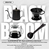 Black Bloom Hediyelik  Ev Barista Seti