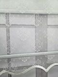 BBB Damask Desenli Çift Mekanizmalı Tül Stor Perde MT3049