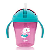 Wee Baby Pipetli Bardak 200 ml - PEMBE