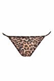 DeFacto Fall in Love Leopar Desenli Tül Slip Külot D5603AX24AUBK81