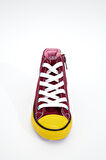 Bordo Kız Dustin Bilekte Işıklı Çocuk Sneaker