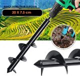Bitki Ekim-Dikim için Matkap Burgu Ucu 200x75 mm