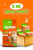 Kısırlaştırılmış Somon'lu Süper Premium Kedi Maması 9 Kg - Düşük Tahıllı- Hipoalerjenik