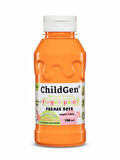 ChildGen Süper Yıkanabilir Parmak Boya 350ml - Turuncu