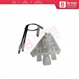 Alfa Romeo 159 939 2005-2011 4/5 Kapı İçin Elektrikli Arka Sağ veya Sol Kapı Cam Kriko Tamir Seti