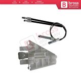 Alfa Romeo 159 939 2005-2011 4/5 Kapı İçin Elektrikli Arka Sağ veya Sol Kapı Cam Kriko Tamir Seti