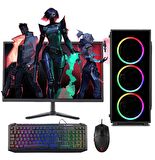Zeiron PS240 Intel i5 3470 16 GB DDR3 RAM 120 GB SSD AMD Radeon RX 550 FreeDos Masaüstü Bilgisayar 