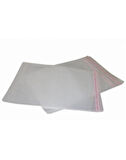 4x15+5 cm.(4x20) 250 Adet Şeffaf Bantlı Yapışkanlı OPP Poşet