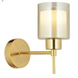 Apliqa Cemre Metal Modern Yatak Odası Duvar - Yatak Başı Gold Aplik 