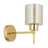 Apliqa Cemre Metal Modern Yatak Odası Duvar - Yatak Başı Gold Aplik 