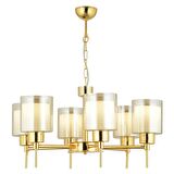 Cemre 6 Lı Gold Modern Yatak Odası Salon Avize 