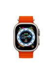 Apple Watch Ocean Turuncu Silikon Saat Kordonu, 42,44,45,49 Mm