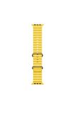 Apple Watch Ocean Sarı Silikon Saat Kordonu, 42,44,45,49 Mm