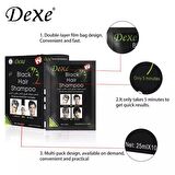 Dexe Beyaz Saçlar İçin Siyahlaştırıcı Şampuan 10x25 ml