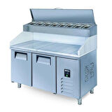 Iceinox Make Up Buzdolabı Mermerli 330 Lt 304 Çelik Kaliteli 