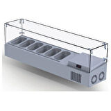 Iceinox Set Üstü Saladbar Cam Kapak GN 1/4-150: 6 Adet