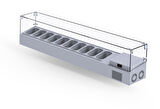 Iceinox Set Üstü Saladbar Cam Kapak GN 1/4-150: 10 Adet