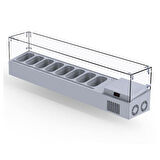 Iceinox Set Üstü Saladbar Cam Kapak GN 1/4-150: 8 Adet